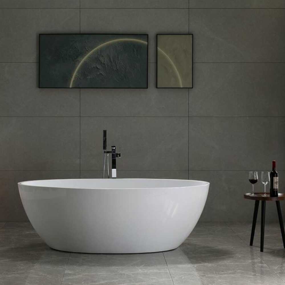 Freistehende Badewanne CORYN 165x90 cm Freistehende Badewanne CORYN 165x90 cm