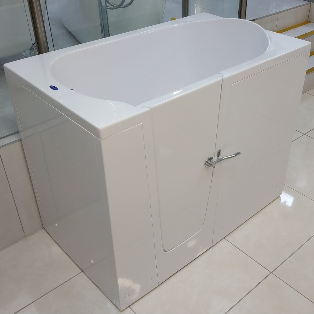 Badewanne mit Tür 115x68 cm oder 140x68 cm BUDO inkl. Schürze und Ablauf Badewanne mit Tür 115x68 cm oder 140x68 cm BUDO inkl. Schürze und Ablauf